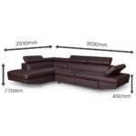 Colțar extensibil cu ladă de depozitare Rio Light and Dark Grey Dreapta - imagine 7