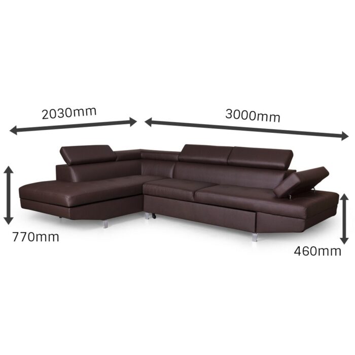 Colțar extensibil cu ladă de depozitare Rio Light and Dark Grey Dreapta - imagine 7