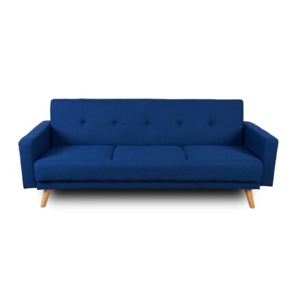 Canapea extensibila 3 locuri Cristina albastru inchis