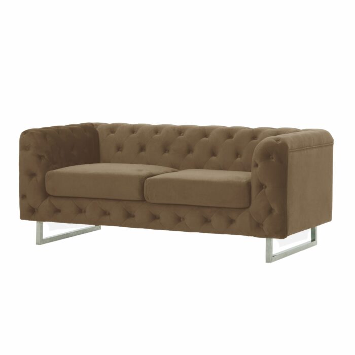 Set 3+2+1 catifea Chester Cappuccino Yvette - imagine 6