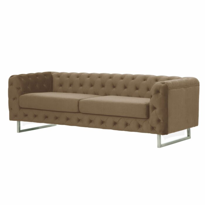 Set 3+2+1 catifea Chester Cappuccino Yvette - imagine 3