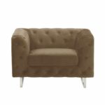 Set 3+2+1 catifea Chester Cappuccino Yvette - imagine 8