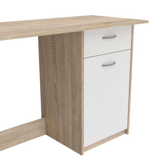 Birou Oscar Sonoma Alb - imagine 7