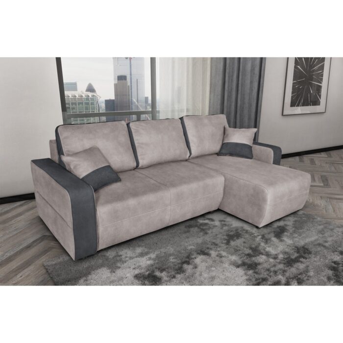 Colțar extensibil modular Amaretto cu spațiu depozitare - imagine 1