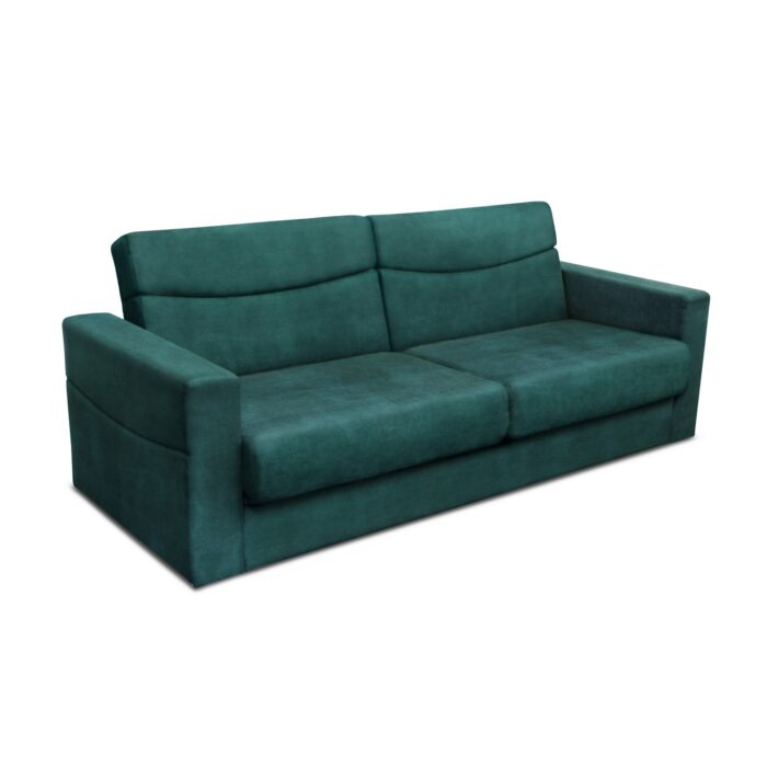 Canapea extensibilă cu spatiu depozitare Philadelphia verde - imagine 2