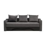 Canapea extensibila 3 locuri Amias gri