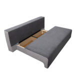Canapea extensibilă cu spatiu depozitare Georgia Graphite Grey - imagine 4