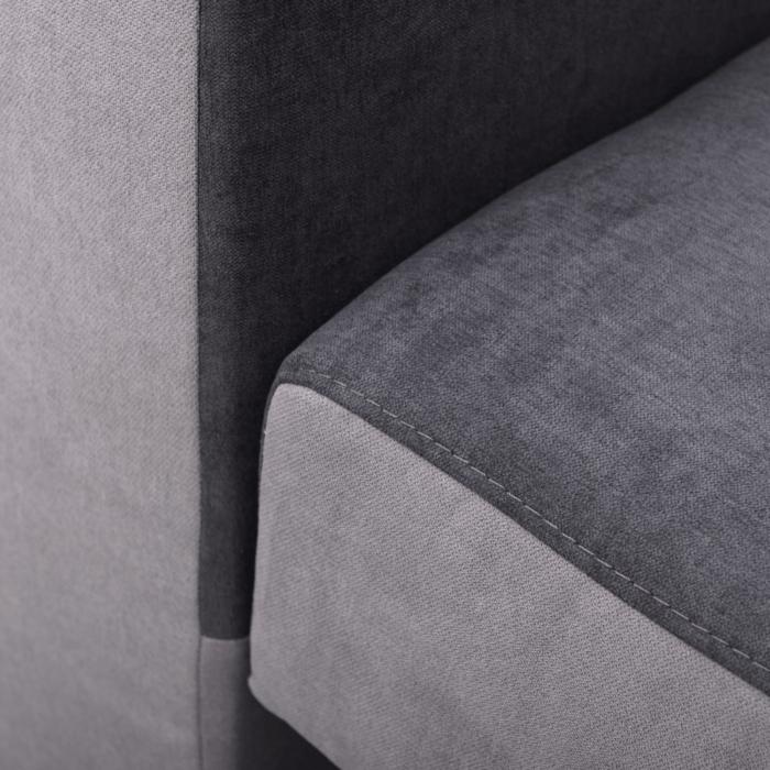 Canapea extensibilă cu spatiu depozitare Georgia Graphite Grey - imagine 6