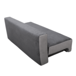 Canapea extensibilă cu spatiu depozitare Georgia Graphite Grey - imagine 7