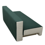 Canapea extensibilă cu spatiu depozitare Georgia Forest Green - imagine 7