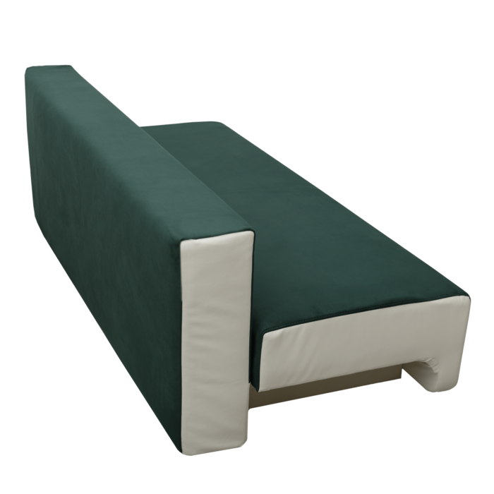 Canapea extensibilă cu spatiu depozitare Georgia Forest Green - imagine 7