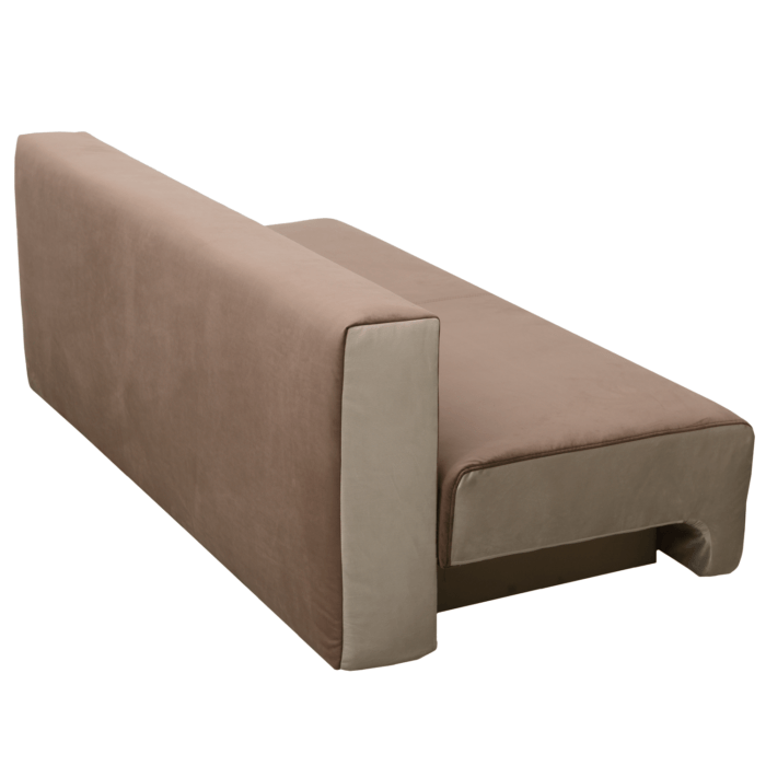 Canapea extensibilă cu spatiu depozitare Georgia Brown Beige - imagine 7