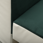 Canapea extensibilă cu spatiu depozitare Georgia Forest Green - imagine 8