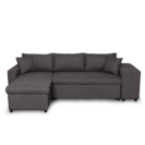 Colțar extensibil cu ladă de depozitare Golf Plus Dark Grey de dreapta