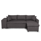 Colțar extensibil cu ladă de depozitare Golf Plus Dark Grey de stanga