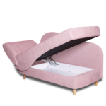 Canapea extensibilă cu spatiu depozitare Oxford Flamingo de dreapta - imagine 3