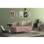 Canapea extensibilă cu spatiu depozitare Oxford Flamingo de stanga - imagine 3