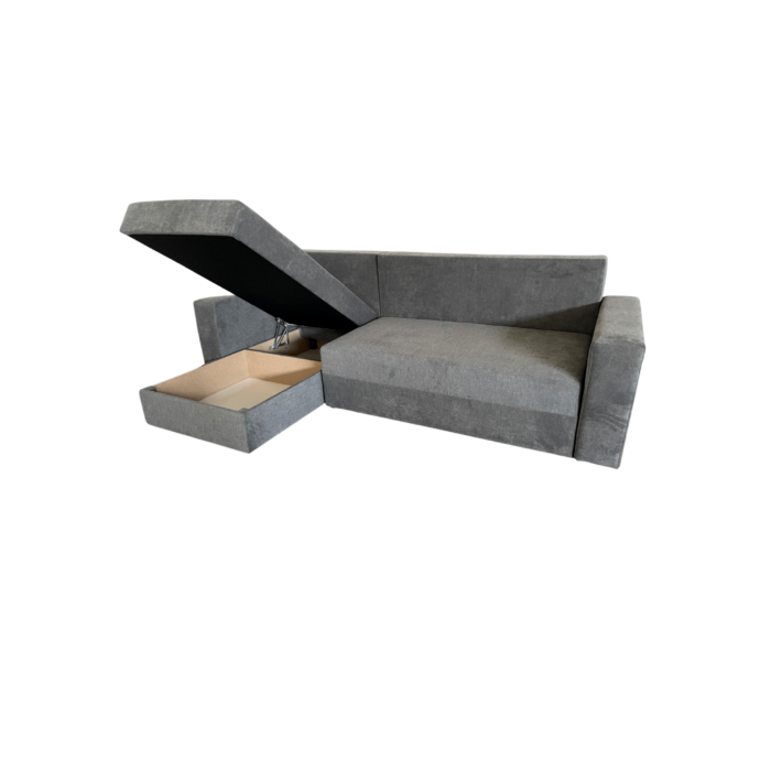 Coltar Ioana Mic cu brate Plush Grey - imagine 15