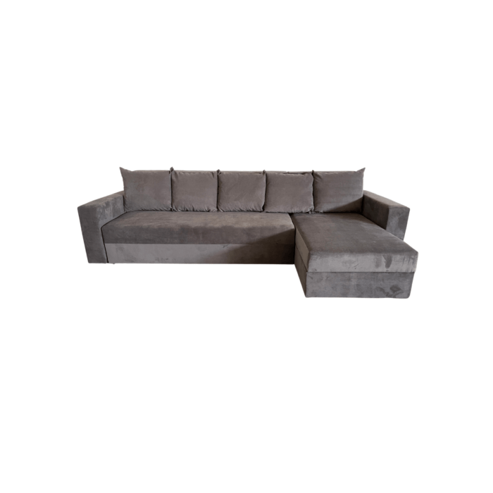Coltar Ioana Mare cu brate Grey - imagine 1