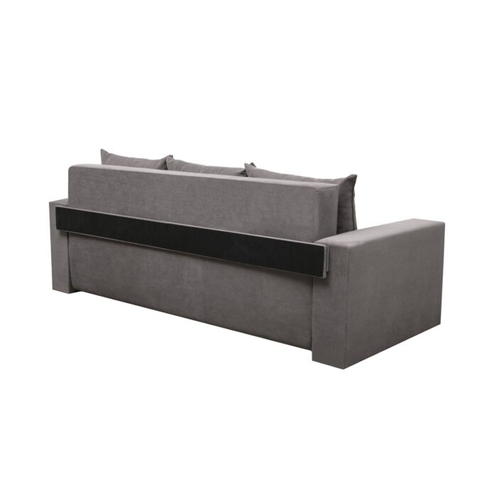 Canapea Ioana 3 locuri cu brate Grey - imagine 3