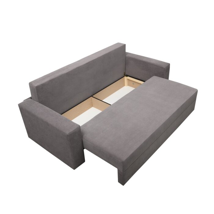 Canapea Ioana 3 locuri cu brate Grey - imagine 5