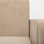 Canapea Ioana 3 locuri cu brate Beige Velvet - imagine 6