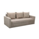 Canapea extensibila bej, 3 locuri, cu lada, Ioana eco