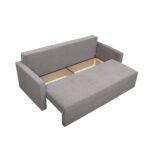 Canapea Ioana Eco 3 locuri cu brate Light Grey - imagine 6