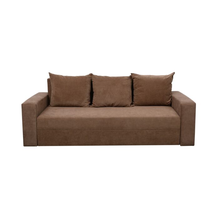 Canapea Ioana 3 locuri cu brate Brown - imagine 2