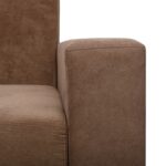 Canapea Ioana 3 locuri cu brate Brown - imagine 3