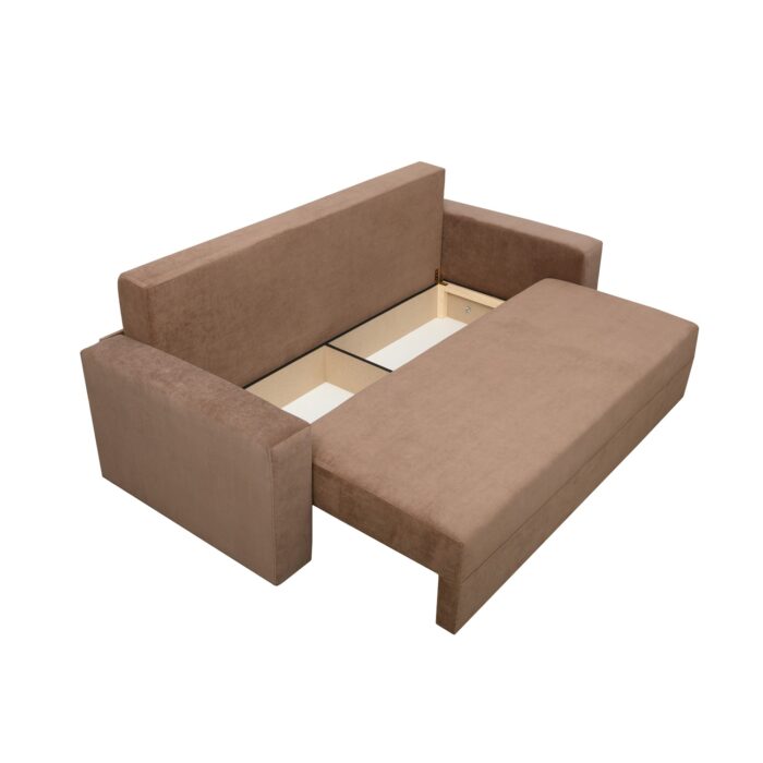 Canapea Ioana 3 locuri cu brate Brown - imagine 6