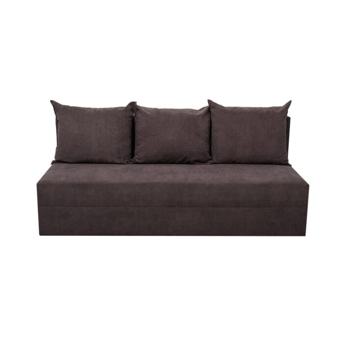 Canapea Ioana Eco 3 locuri fara brate Dark Brown - imagine 2