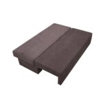 Canapea Ioana Eco 3 locuri fara brate Dark Brown - imagine 5