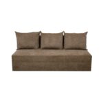 Canapea Ioana Eco 3 locuri fara brate Brown Melange - imagine 2