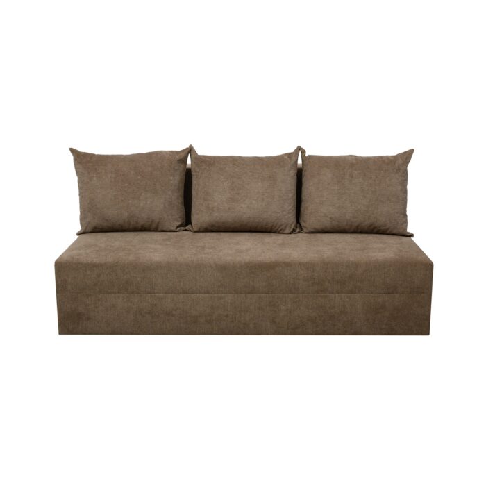 Canapea Ioana Eco 3 locuri fara brate Brown Melange - imagine 2