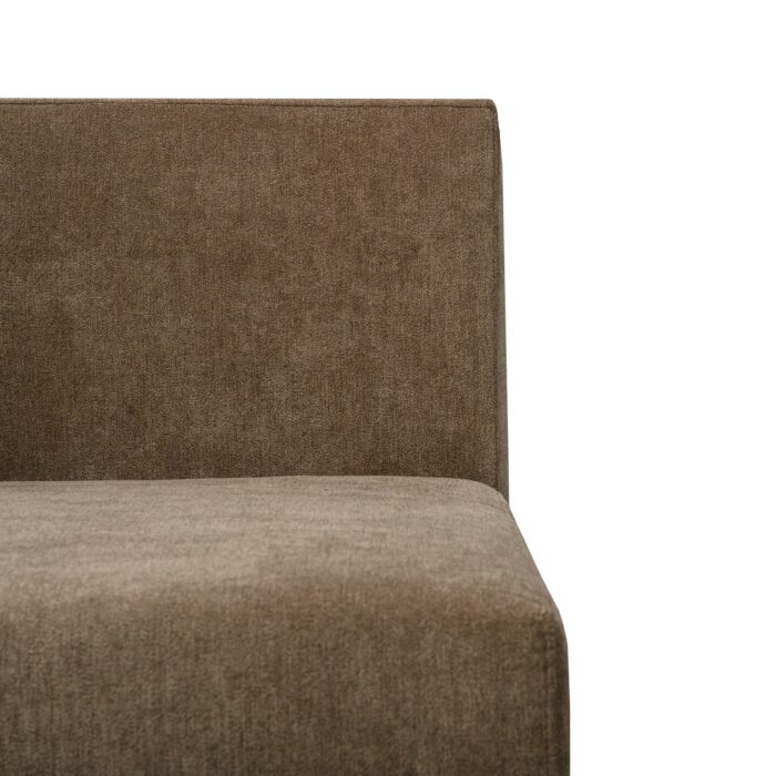 Canapea Ioana Eco 3 locuri fara brate Brown Melange - imagine 3