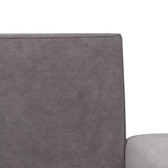 Coltar Ioana Mic cu brate Light Grey - imagine 3