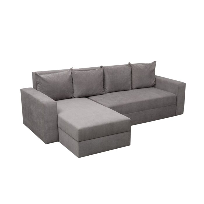 Coltar Ioana Mic cu brate Light Grey - imagine 1