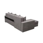 Coltar Ioana Mic cu brate Light Grey - imagine 4