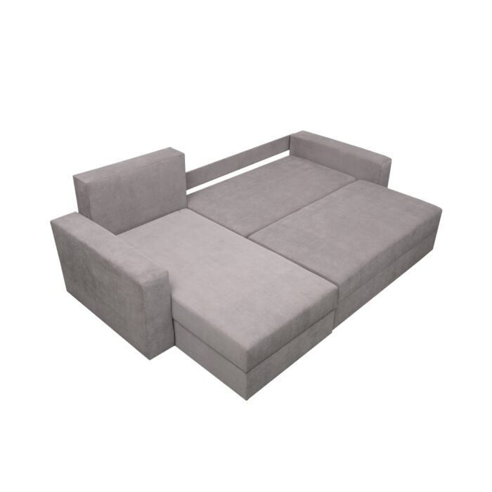 Coltar Ioana Mic cu brate Light Grey - imagine 5