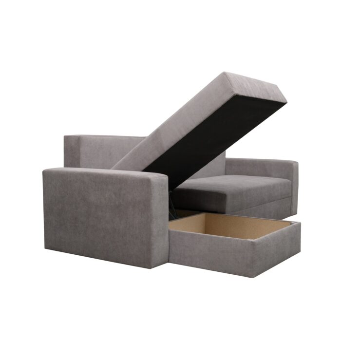 Coltar Ioana Mic cu brate Light Grey - imagine 7