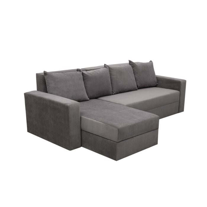 Coltar Ioana Mic cu brate Grey - imagine 1