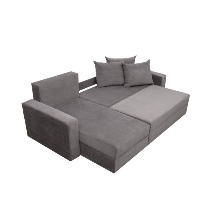 Coltar Ioana Mic cu brate Grey - imagine 5