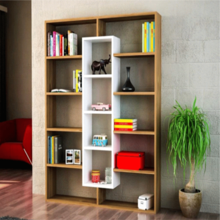 Biblioteca Kiev Sonoma Alb - imagine 1