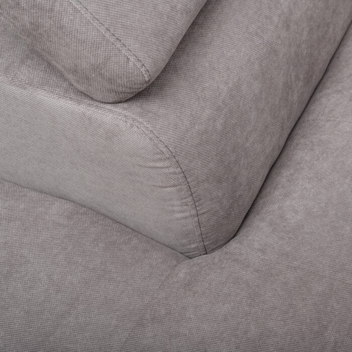 Colțar extensibil cu ladă de depozitare Rio Grey Dreapta - imagine 4