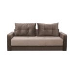 Canapea extensibila maro si bej, Laura