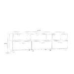 Comodă TV Lakmos - imagine 6