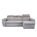 Colțar extensibil cu ladă de depozitare Como Grey reversibil