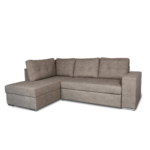 Colțar extensibil cu ladă de depozitare Atena Wave Brown de dreapta - imagine 2