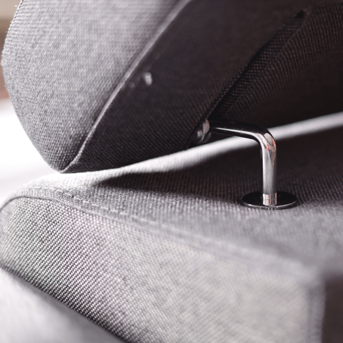 Colțar extensibil cu ladă de depozitare London Relax Dark Grey "L" shape stanga - imagine 5